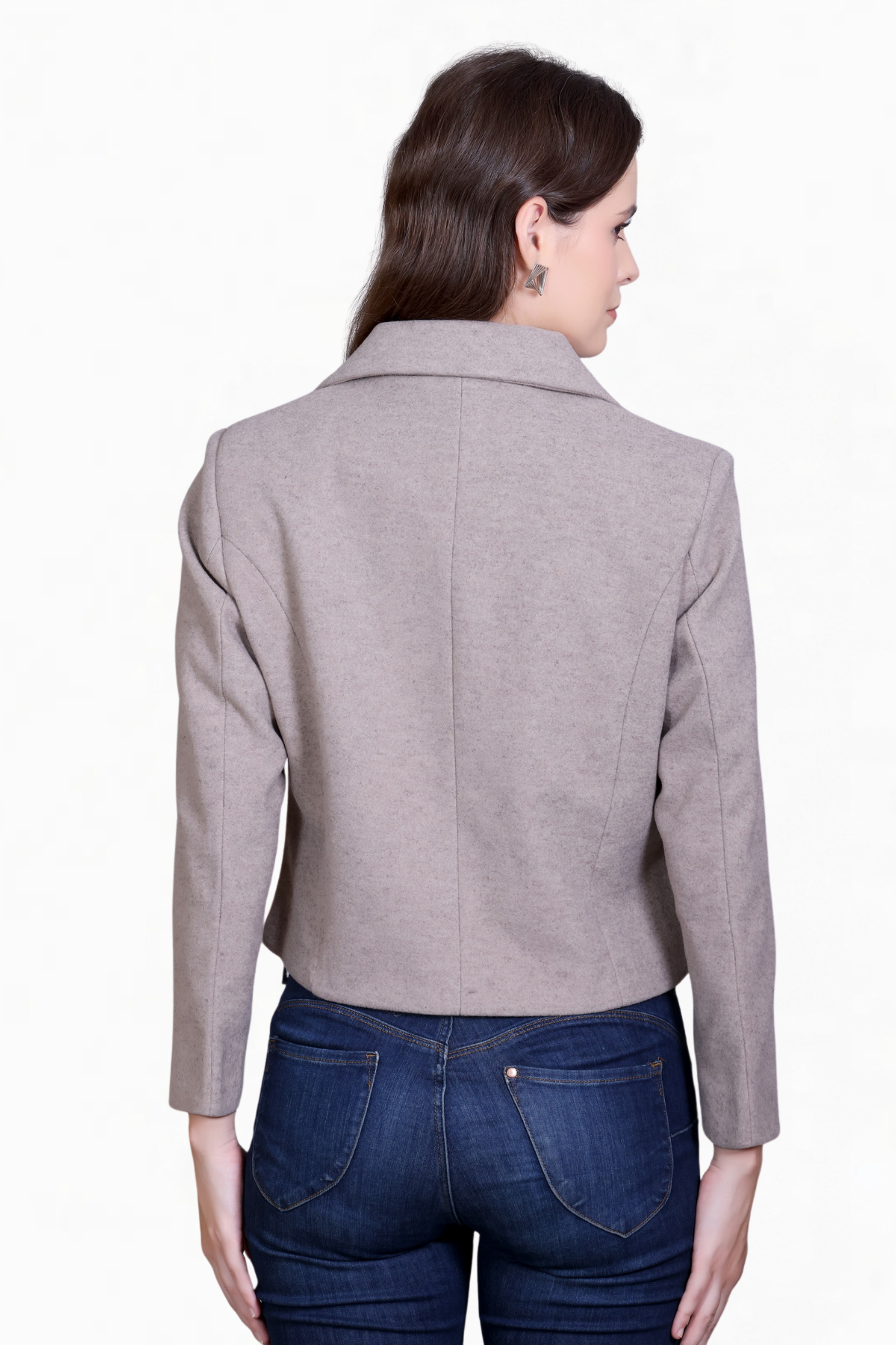 TWEED BLAZER GREY