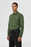 COTTON WINTER SHIRT GREEN