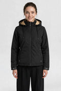 WOMENS PU REVERSIBLE JACKET | BLACK