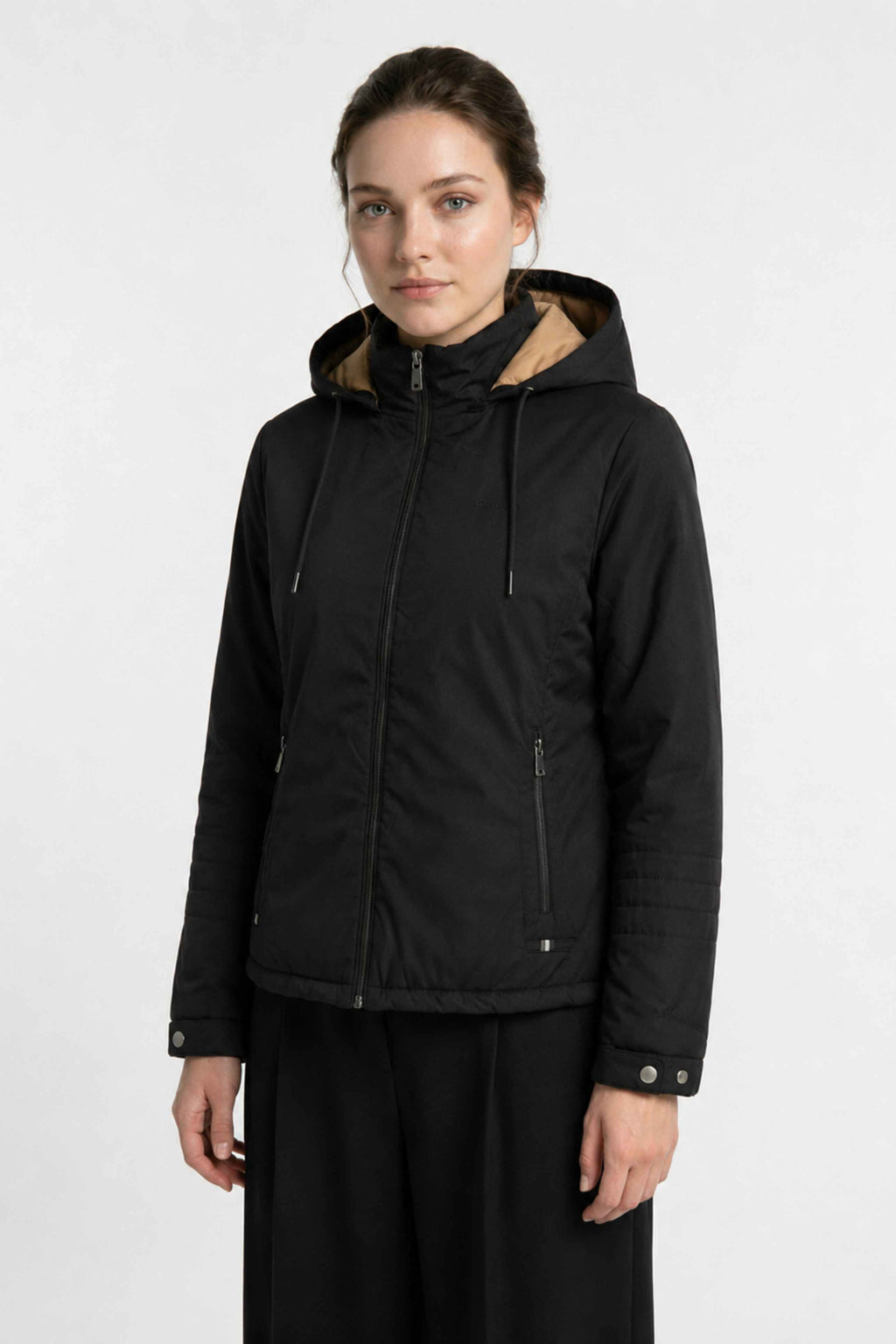 WOMENS PU REVERSIBLE JACKET | BLACK