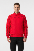 MENS REVERSIBLE WINDBREAKER JACKET | RED-BLACK