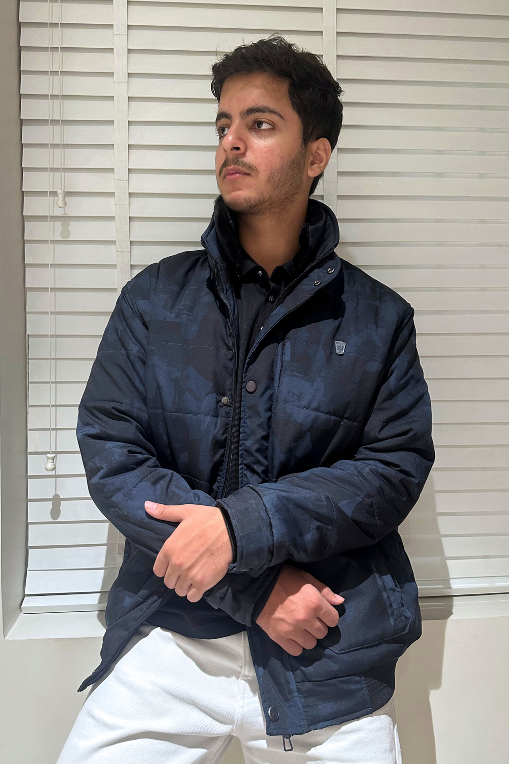 CAMOUFLAGE JACKET BLUE