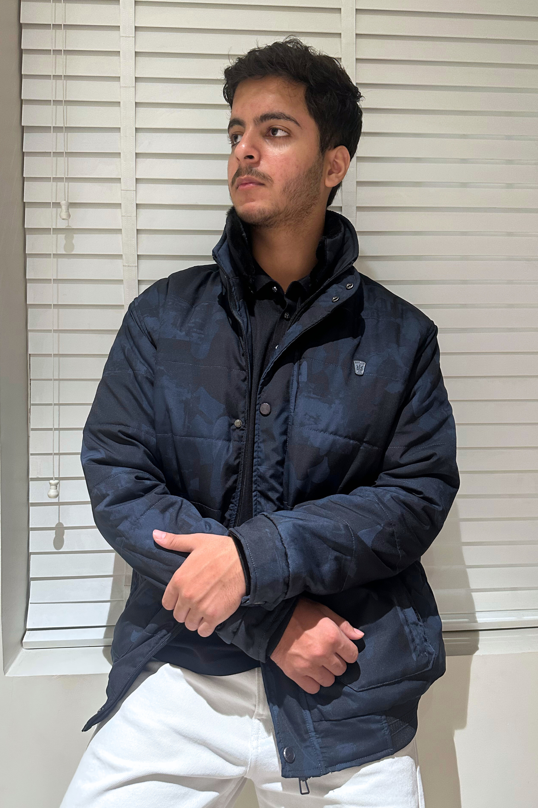 CAMOUFLAGE JACKET BLUE