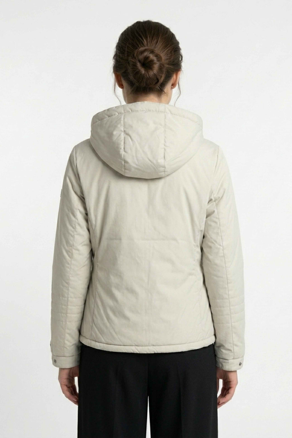 WOMENS PU REVERSIBLE JACKET | OFF-WHITE
