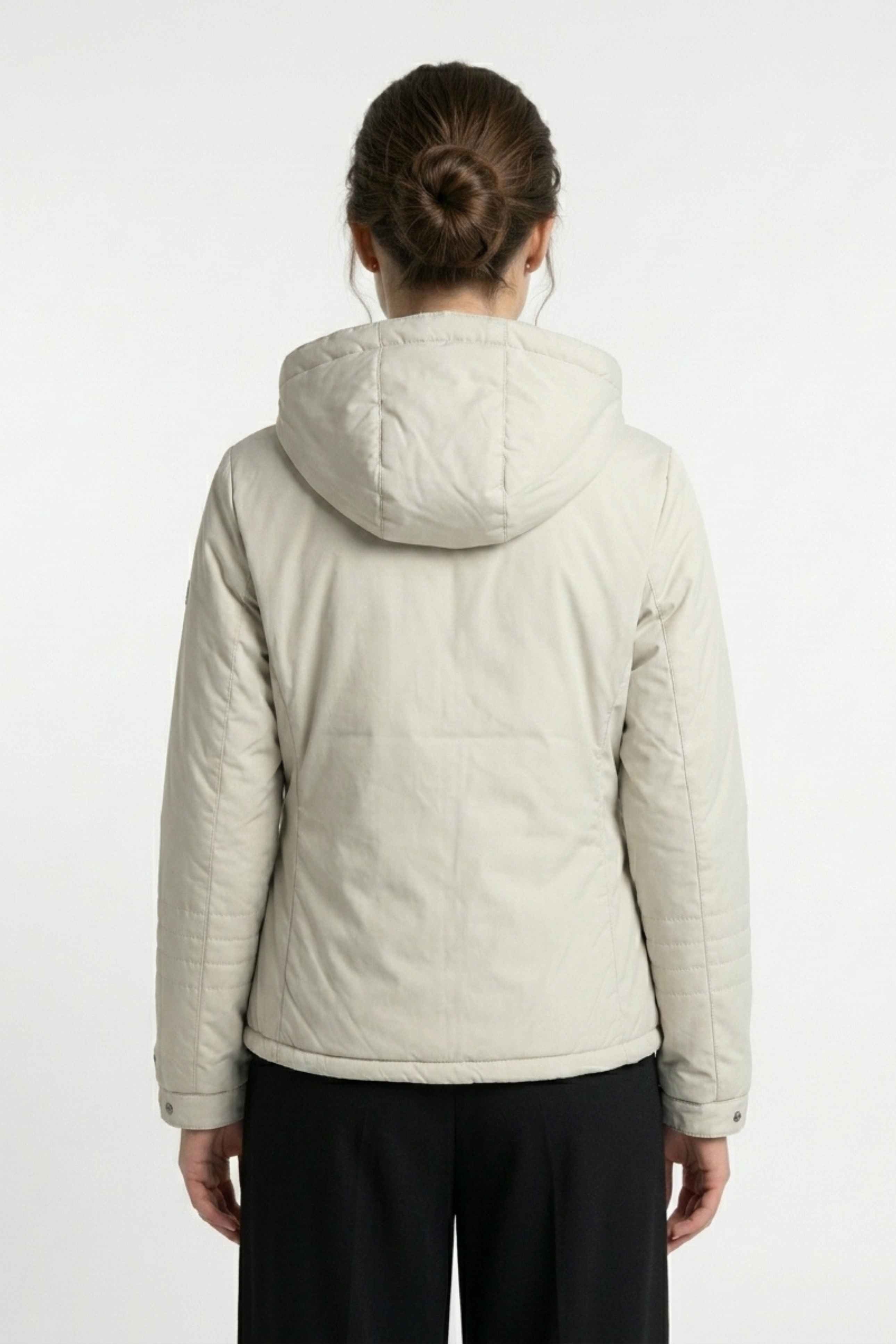 WOMENS PU REVERSIBLE JACKET | OFF-WHITE