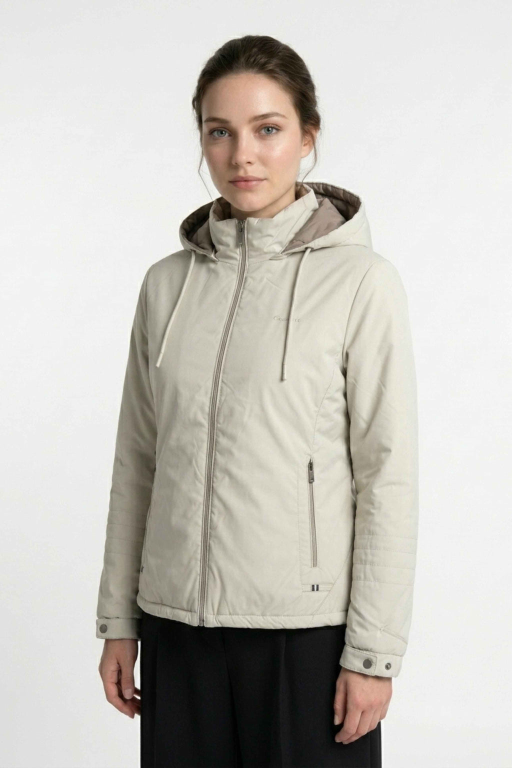 WOMENS PU REVERSIBLE JACKET | OFF-WHITE