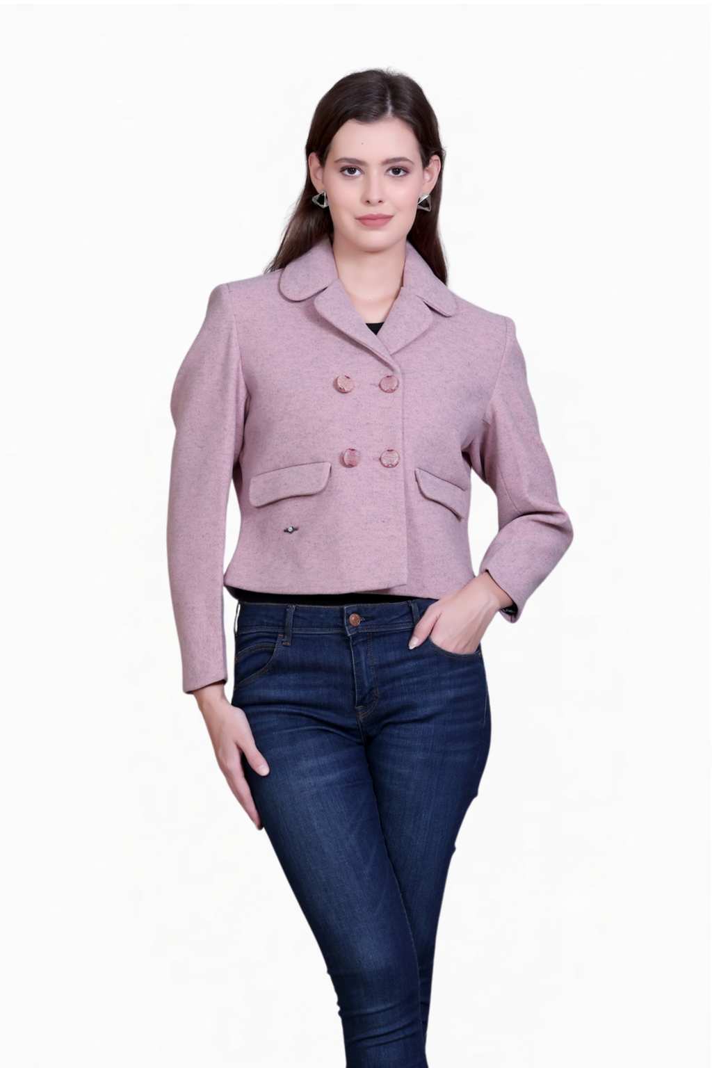 TWEED BLAZER PINK