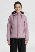 WOMENS PU REVERSIBLE JACKET | LIGHT PINK