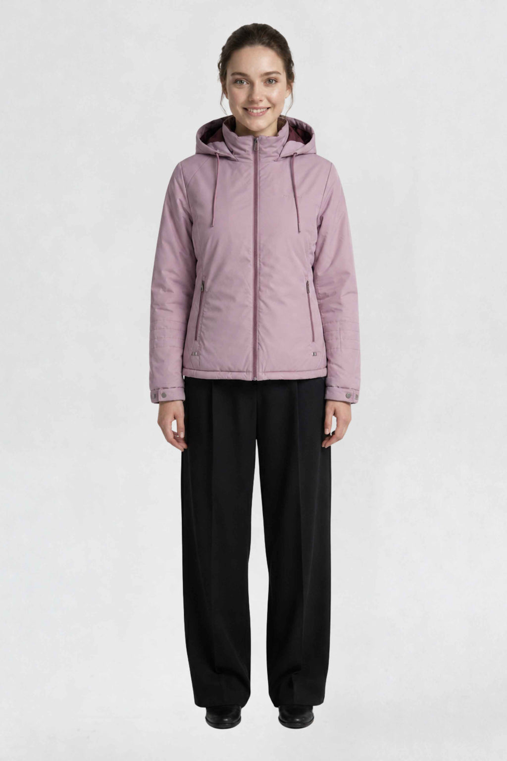 WOMENS PU REVERSIBLE JACKET | LIGHT PINK