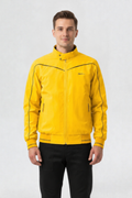 MENS REVERSIBLE WINDBREAKER JACKET | YELLOW-GREY