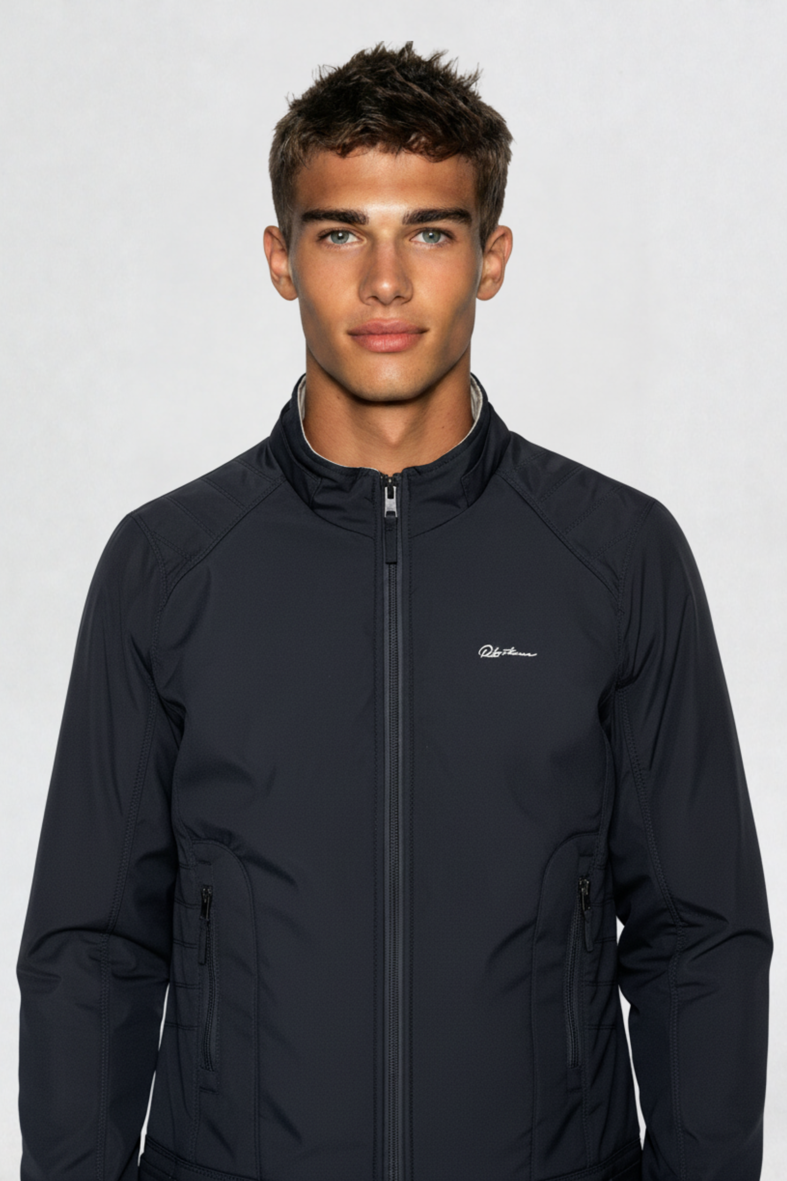 HEAVY REVERSIBLE JACKET BLACK-CREAM