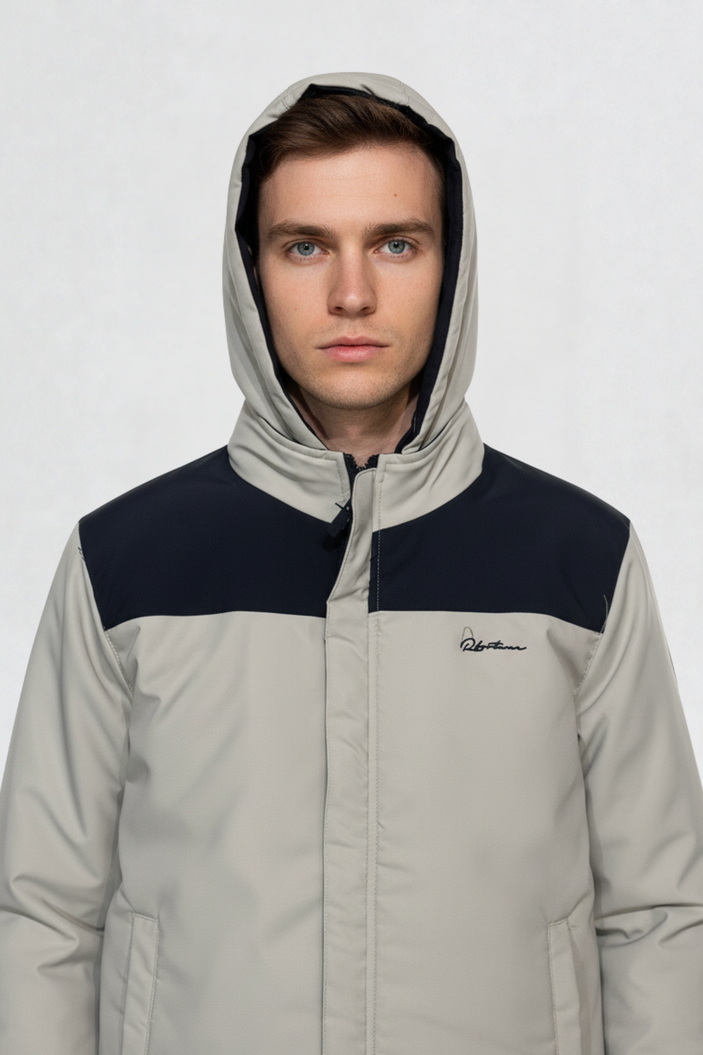 HEAVY REVERSIBLE JACKET BLACK-CREAM