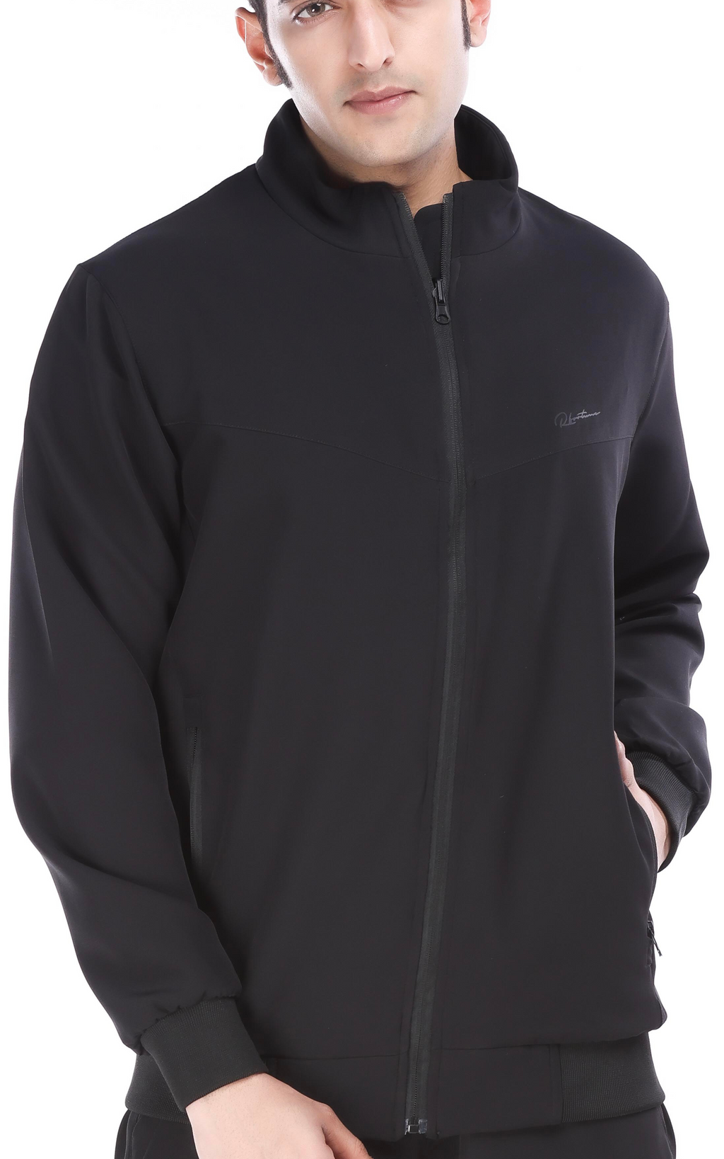 Men's Premium Solid Black Winter sports Tracksuit - RFORTUNE Men, Men's Tracksuit, Men's Wear, Regular Fit, rfortune, Tracksuit .   mens tracksuit